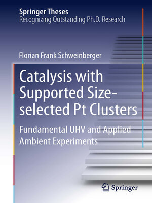cover image of Catalysis with Supported Size-selected Pt Clusters